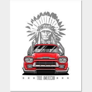 Chevy Apache Pickup Truck Posters and Art